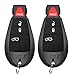 SaverRemote 4 Button Key Fob Compatible for 2008-2010 Chrysler 300, 2008-2012 Dodge Challenger&Charger