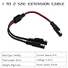 WMYCONGCONG 4 PCS SAE Y Splitter Adapter Cable 14AWG SAE 1 to 2 SAE Power Extension Cable Quick Disconnect Charging Cable11inch for Automotive Solar Panel #1