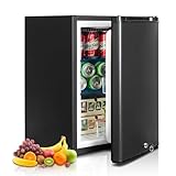 Techomey Kühlschrank 12V 230V, Camping Kühlschrank für Wohnmobil, Wohnwagen,Reisen, Büro und...