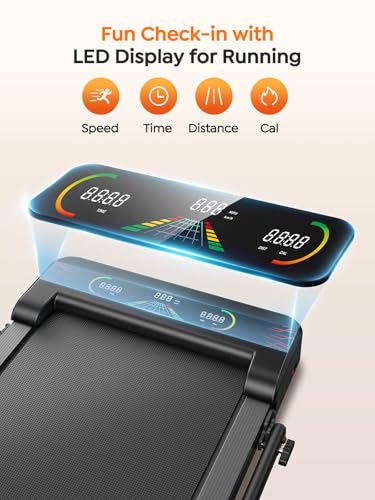 Motorized Folding Treadmill with Incline