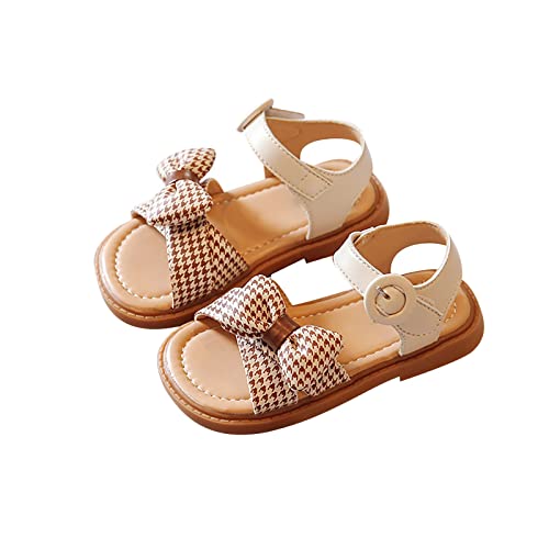 Toddler Kids Girl Open-Toe Casual Beach Sandal Outdoor Bowknot Party Dress Soft Sole Classic Water Shoes