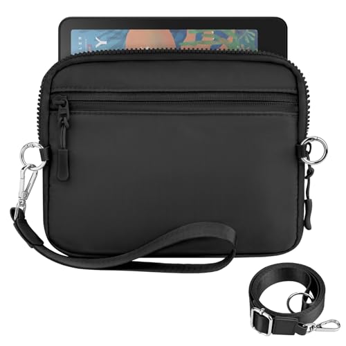 Dadanism 6-7 Inch Protective Padded Sleeve Bag Carrying Case with Shoulder & Wristlet Strap for 7'...