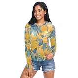 Matériau : fabriqué à partir d'un mélange de 92 % polyester et 8 % élasthanne, ce haut pour femme offre une sensation douce, légère et extensible. Son tissu en maille respirante assure un confort agréable pour la peau, ce qui le rend idéal pour un usage quotidien ou pour dormir. Que ce soit à la maison ou à l'extérieur, profitez d'un confort sans effort dans cette pièce polyvalente.