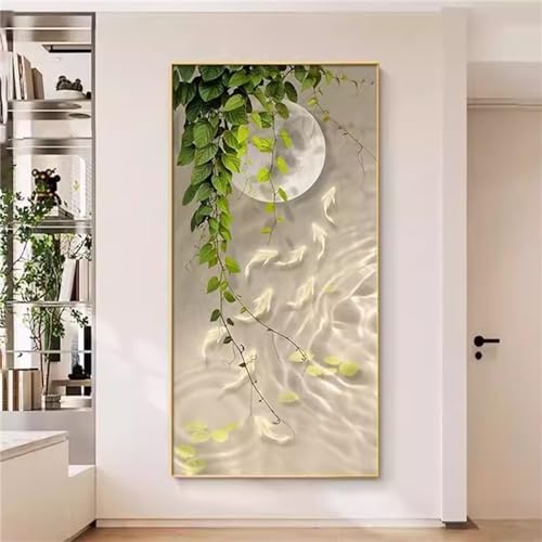 DIY Peinture Diamant Lune 50x115cm | Bricolage Diamond Painting Adulte Point de Croix