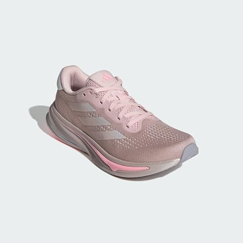 Adidas Women's Supernova Rise Running Shoes Sneaker, Sandy Pink/Dash Grey/Pink Spark, 5.5