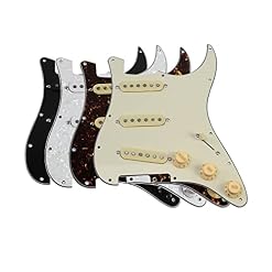 BIPROS 5 Pickguard SSS précâblé Guitare Pickguard décalés micros 50/50/52mm for Guitare FD Strat (Color : Nero) - Les Beatles, Paul McCartney, John Lennon, RIngo Starr, George Harrison BIPROS 5 Pickguard SSS précâblé Guitare Pickguard décalés micros 50/50/52mm for Guitare FD Strat (Color : Nero) – Image 2