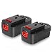 Enegitech 18V 3.0Ah Black & Decker Battery For HPB18 HPB18-OPE A18 A1718 A18E 244760-00 Firestorm Cordless Power Tools (2 Pack)