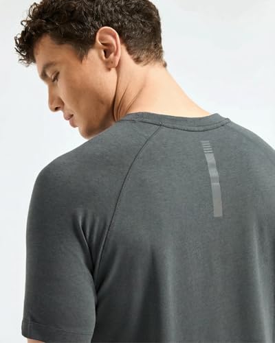 Image of Wellbi Bamboo Performance T-Shirt for Men | Raglan Sleeve Gym Training Sportswear | Quick Dry Moisture Wicking Anti-Bacterial | Ultra-Soft Breathable Eco-Friendly Activewear
