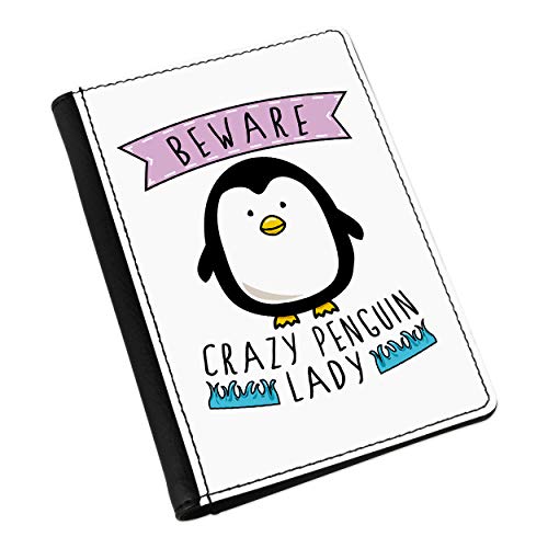 Porte-passeport pingouin et coccinelle attention fou étui de protection voyage