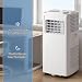 GIOFEOIK Tragbare Klimaanlage 14000BTU, energieeffizient, 2 Geschwindigkeiten, LED-Display, 24h-Timer, Kühlventilator für Wohnung, große Räume, inklusive Installationsse, 7000 BTU, 7000 BTU
