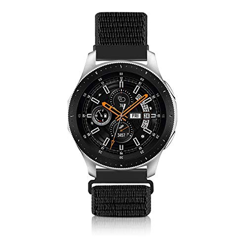 YSSNH 20mm 22mm Quick Release Watch Band Compatible with Galaxy Watch Active 2 Galaxy Watch 46mm Smart Watch, Nylon Soft Replacement Sport Strap for Samsung galaxy watch3 41mm 45mm