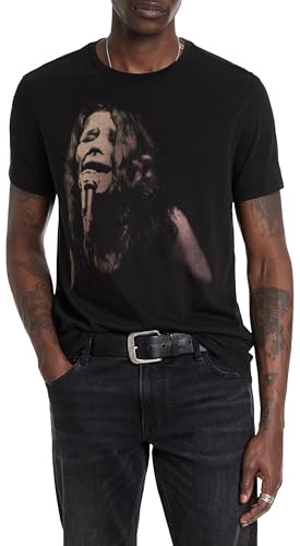Janis Joplin t-shirt homme John Varvatos fini les hauts sans style