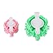 Pixnor Pom-pom Maker 2pcs Heart Shape Pompom Maker Fluff Ball Weaver Loom Craft