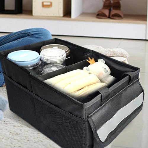Organisation de voiture robuste et sac de rangement multi-compartiments pour coffre - 4