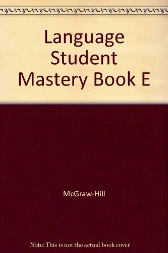 Language! Student Mastery Book E (Level 2, Unit... 1570352356 Book Cover