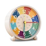 SGZIOO Kinderwecker Ohne Ticken, Wecker Kinder mit Nachtlicht...