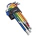 Price comparison product image Sealey AK7193 Long Torx Drive TRX-Star Allen Key Set Chrome, 9 Piece, Multi-color
