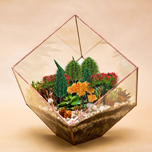 Cobee® Miniature Model Trees, 10 Pieces Mini Fairy Garden Tree Ornament Miniature Dollhouse Pots Decor Train Scenery Architecture Trees Model For Moss Micro Landscape Diy Craft #TOP6