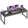 PRAISUN 63 x 24 Inch Computer Desk, 0.95” Thicker, Heavy Duty, Black