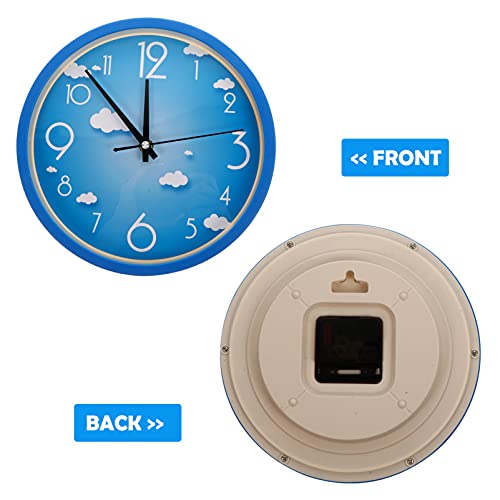 Winomo Digital Wall Clock Wall Clock Round Acrylic Clock Rustic Wall Clock Decorative Wall Hanging Clocks For Home Office 24Cm Reloj Digital De Pared #TOP7