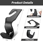 Purse Hook for Car Seat Headrest, Seat Back Storage Hook - Image 2