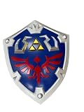 22'x18' Anime Game Style Metal Shield 1:1 Replica Hylian Shield Prop Blue Zelda Shield