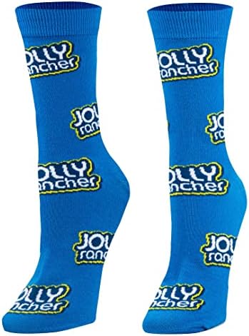 Crazy Socks – Candy & Treats Collection – Colorful Novelty Crew Socks for Men & Women – Medium & Large Sizes