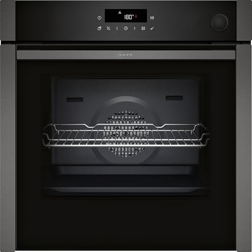 N 50 B6AVJ7AG3 Four encastrable avec support vapeur Gris graphite 60 x 60 cm