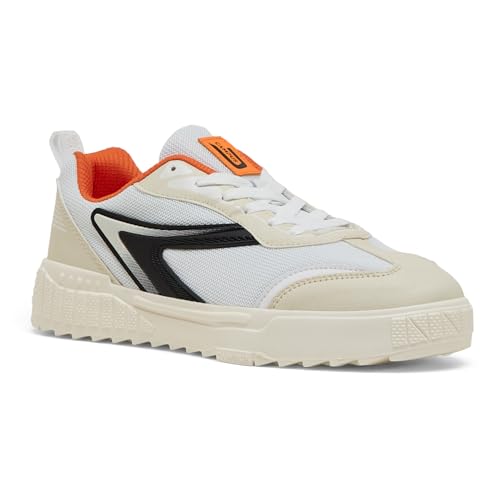 Campus Men's Static WHT/Cream Sneakers - 8UK/India 1 Pair
