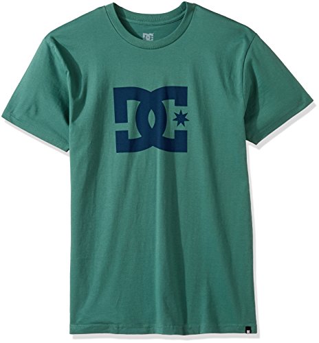 Image of DC Men's Star Short Sleeve Logo Tee Shirt T, Sea Pine, S