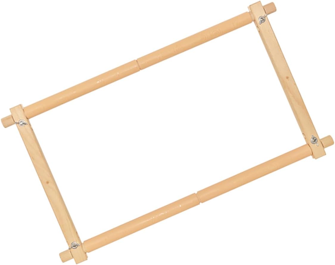 TEHAUX Embroidery Stand Tools Sewing Organizer for Supplies Cross Stitch Holder Wooden Frame Pain Relief Design