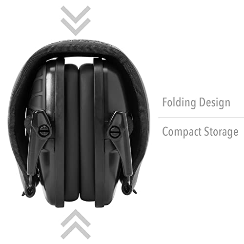 Protetor de ouvido Howard Leight by Honeywell Impact Sport, preto