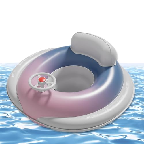 Flotteur gonflable aquatique : siège de sécurité réglable pour jouet de piscine et lac