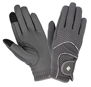 LeMieux 3D Mesh Reithandschuhe Grau