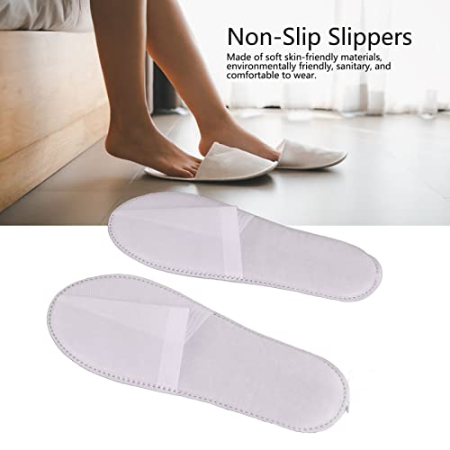 50 Pares de Chinelos Descartáveis ​​para Casa para Hóspedes de Spa Familiar, Escritórios de Hotéis (