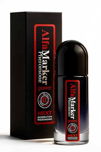ALFAMARKER Cologne for Men with Pheromones - Spray Perfume - Male Cologne - Premium Scent for Man Power 20 ml - Feromonas para Hombres