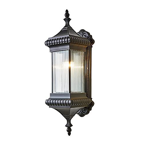 Lanterne extérieur murale de jardin luminaire étanche pour terrasse et patio