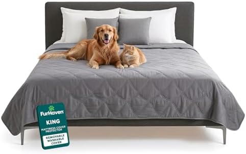 FurHaven Waterproof Blanket & Furniture Protector Cover with Non-...