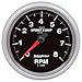 Auto Meter Gauge, Tachometer, 3 3/8", 8K RPM, SPN 190, Sport-Comp Ii (880829)