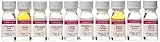 LorAnn SS Tropical Variety pack, 1 dram (.0125 fl oz - 3.7ml) bottles - 10 pack