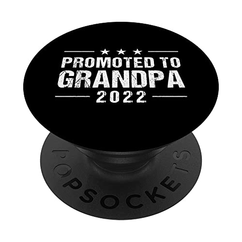 Promoted To Grandpa 2022 Vintage Design Funny Grandpa PopSockets PopGrip Intercambiable