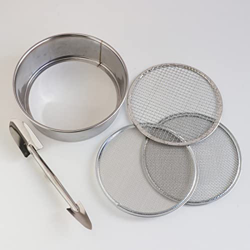 Kit de tamiz y pala para suelo Wazakura acero inoxidable miniatura 7