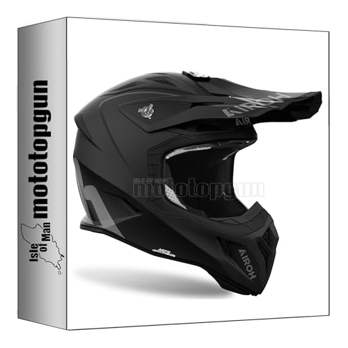 Casque de cross Airoh Aviator Ace 2 noir matt L aux finitions premium