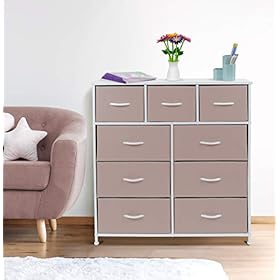 Sorbus Dresser with 9 Drawers - Furniture Storage Chest Tower Unit for Bedroom, Hallway, Closet, Office Organization… 41LLuGBsM2L. SS280