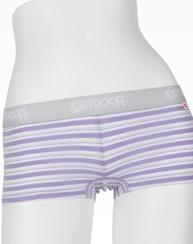 Amazon Co Jp Outdoor Products アウトドアプロダクツ 細ボーダーボクサーショーツ レディース パープル L ボクサーパンツ ショーツ 女性 下着 レディース 服 ファッション小物