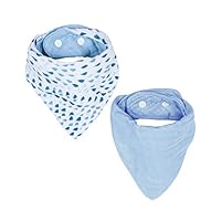 Algopix Similar Product 4 - Bebe au Lait Muslin Bandana Bib Set