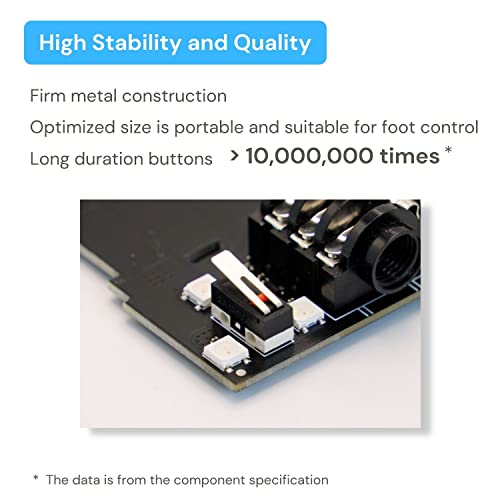 Paint Audio MIDI Captain Foot Controller Multi-Effects Keyboards Synthesizer USB-MIDI musical software Bias with Time Engine Function Support all PC/CC/Note commander 10 Foot Switches (Gold) - Thumbnail 7