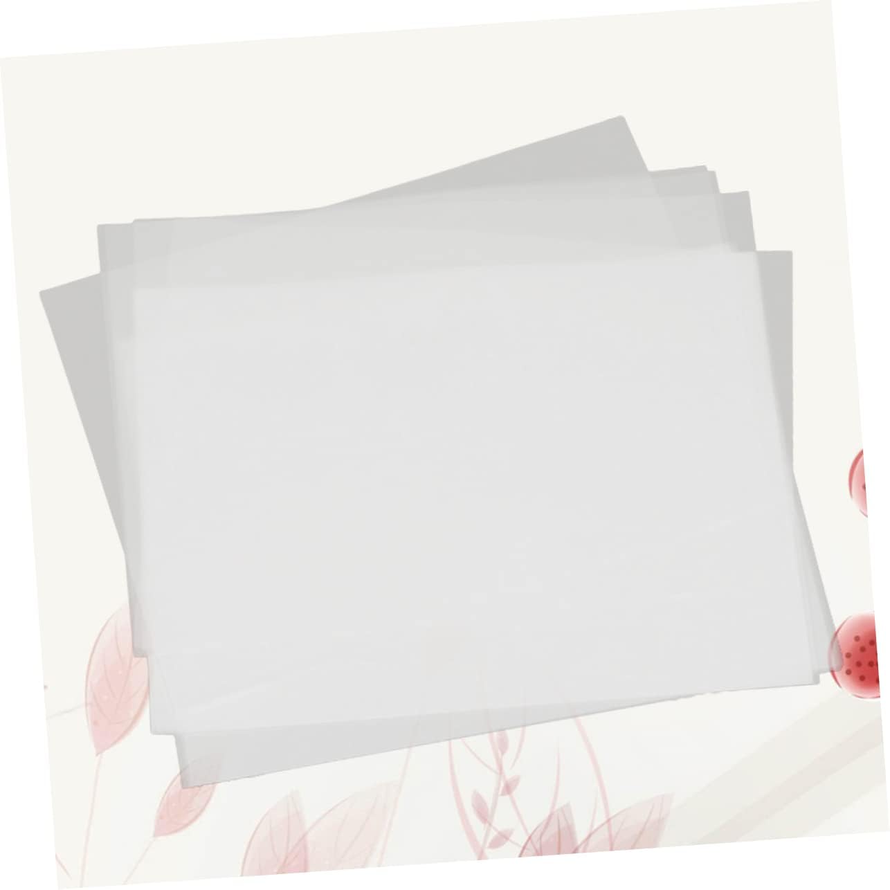 Angoily Translucent Tracing Paper Set 50PCS Engineering Drawing Paper for Artists and Students for Sketching Copying and DIY Projects