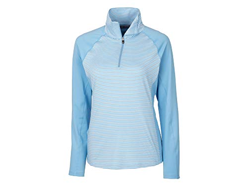 Cutter & Buck Ropa Media Cremallera Mujer Azul L Sudadera Deportiva