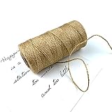 328 Feet Brown Natural Jute Twine Twine Rope for Crafts, Gift Wrapping, Packing, Gardening and Weddi